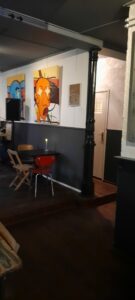 hier loop je naar de wc