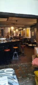 het café van binnen